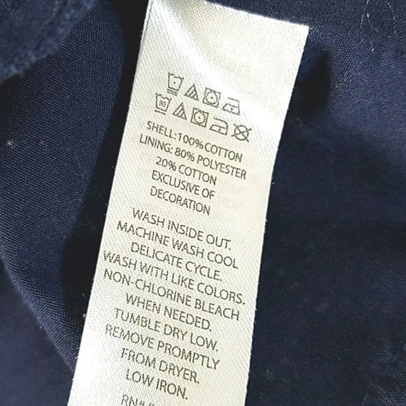 Maggie & Zoe navy eyelet dress, 4T - Picture 4 of 9